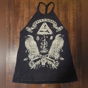 Rat Baby Death Kingdom T Back Tank Top Medium